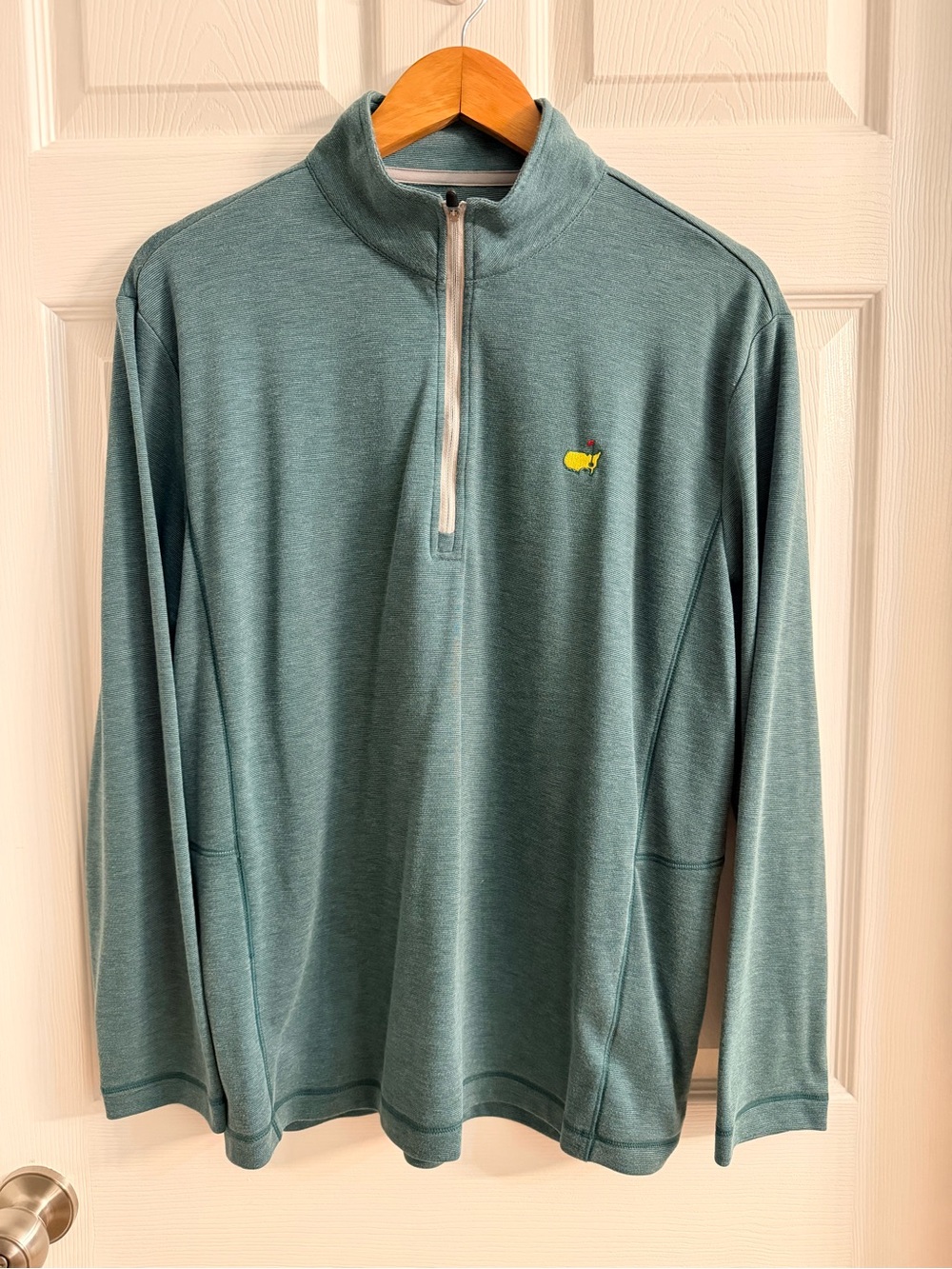 Masters Tech Green  Quarter-Zip Pullover